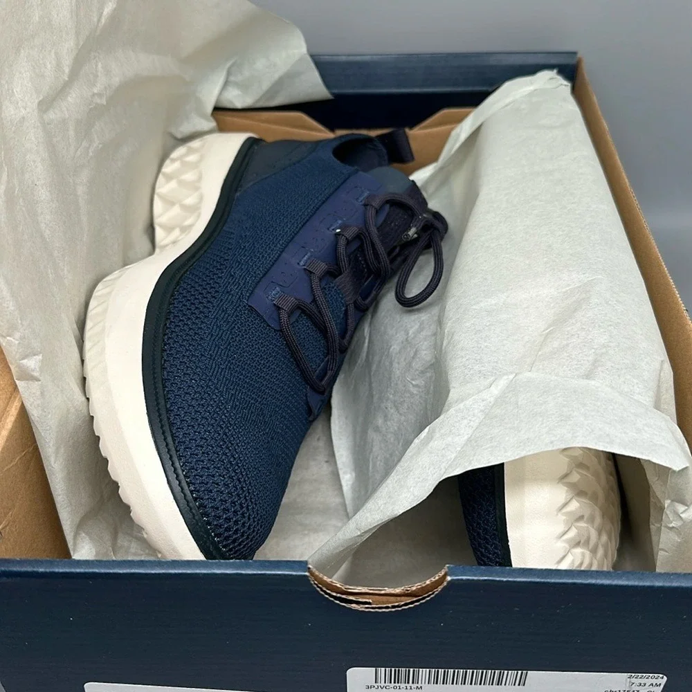 Cole Haan ZG WFA Stitchlite Marine Blue Shoes C36616 Men's Sz 11 NEW‎
